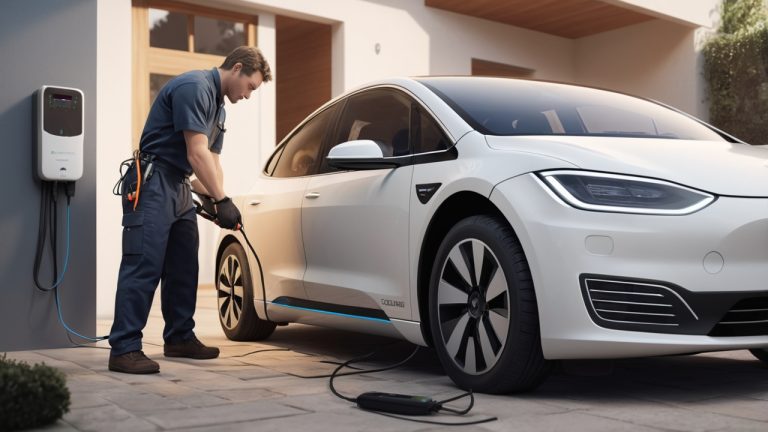 EV charger installation