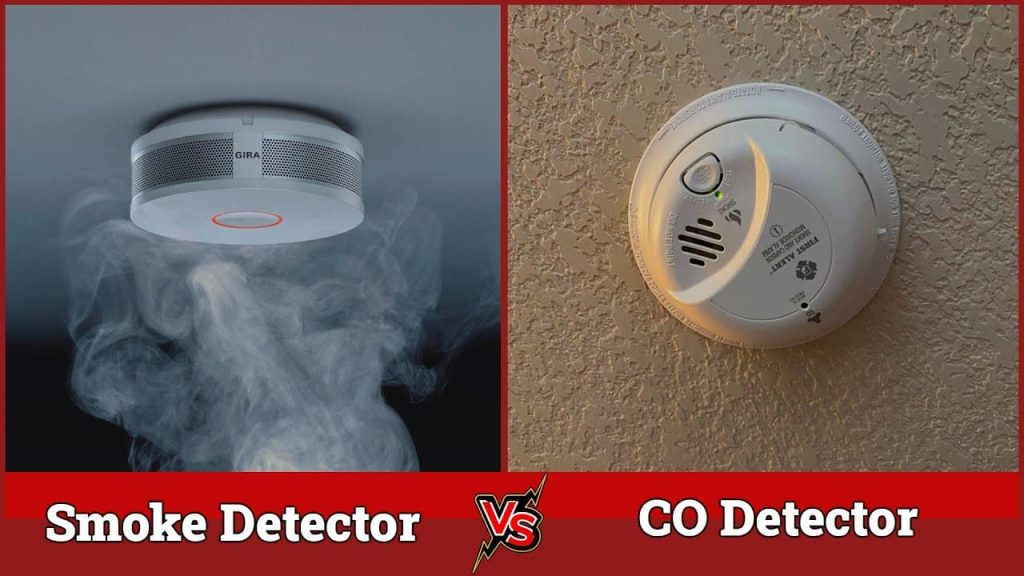 Smoke Detector vs Carbon Monoxide Detector